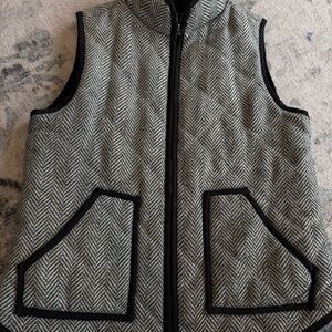 SHEIN Black and Gray Women's Vest